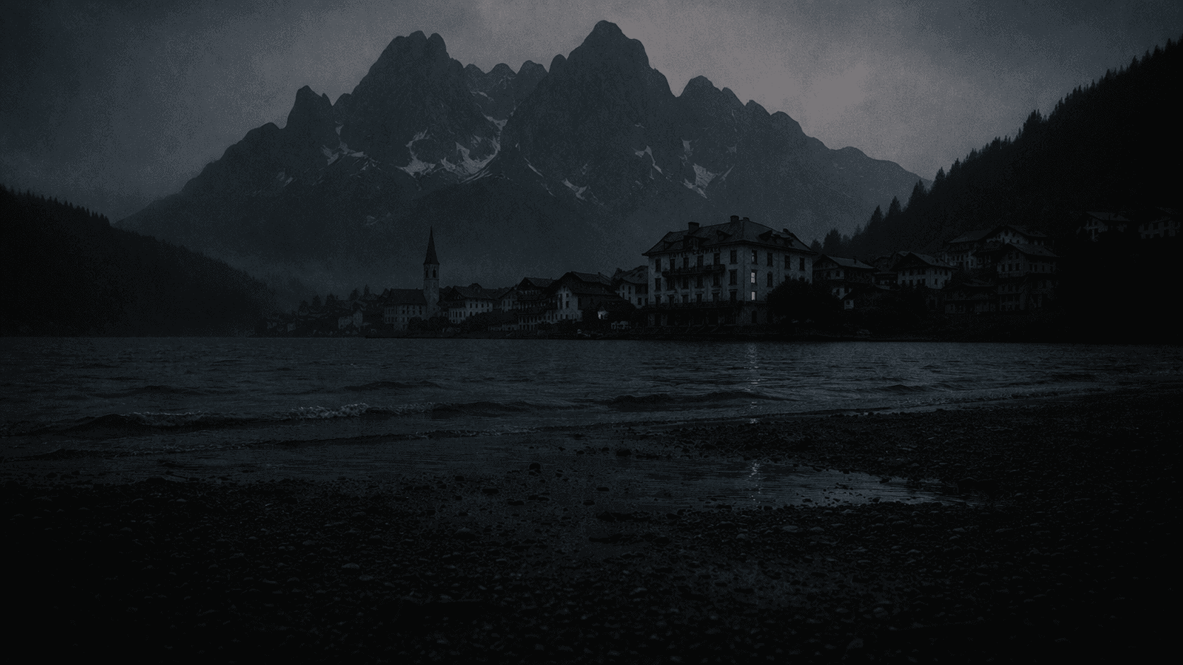 Der See von Alleghe — Dolomiten, Provinz Belluno