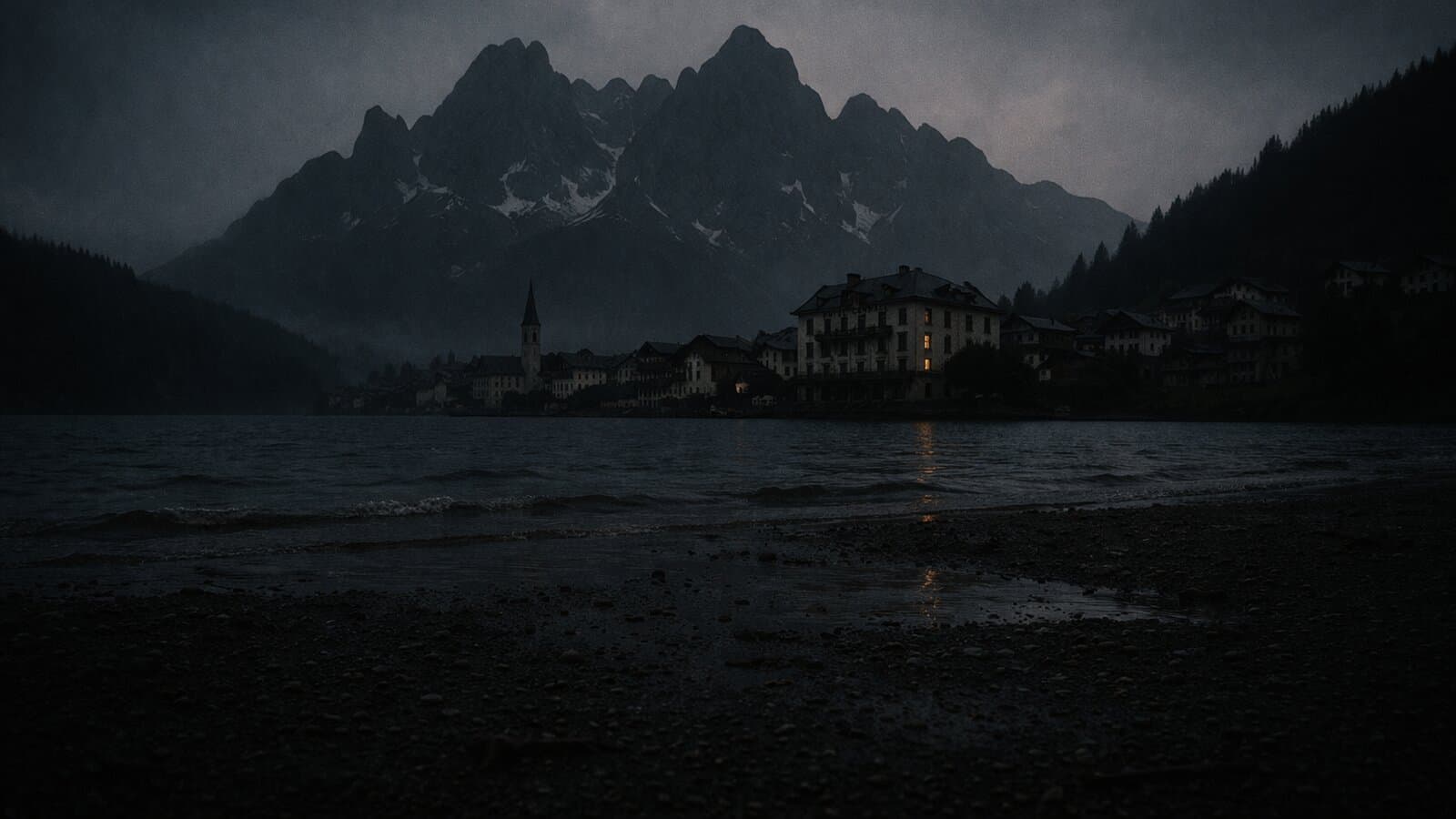 Der See von Alleghe — Dolomiten, Provinz Belluno